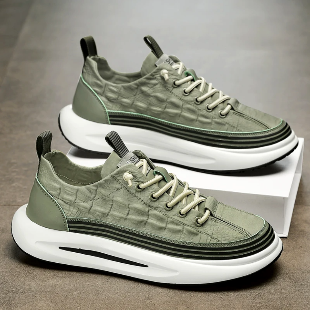 Steven | Men’s Scaled Fabric Sneakers