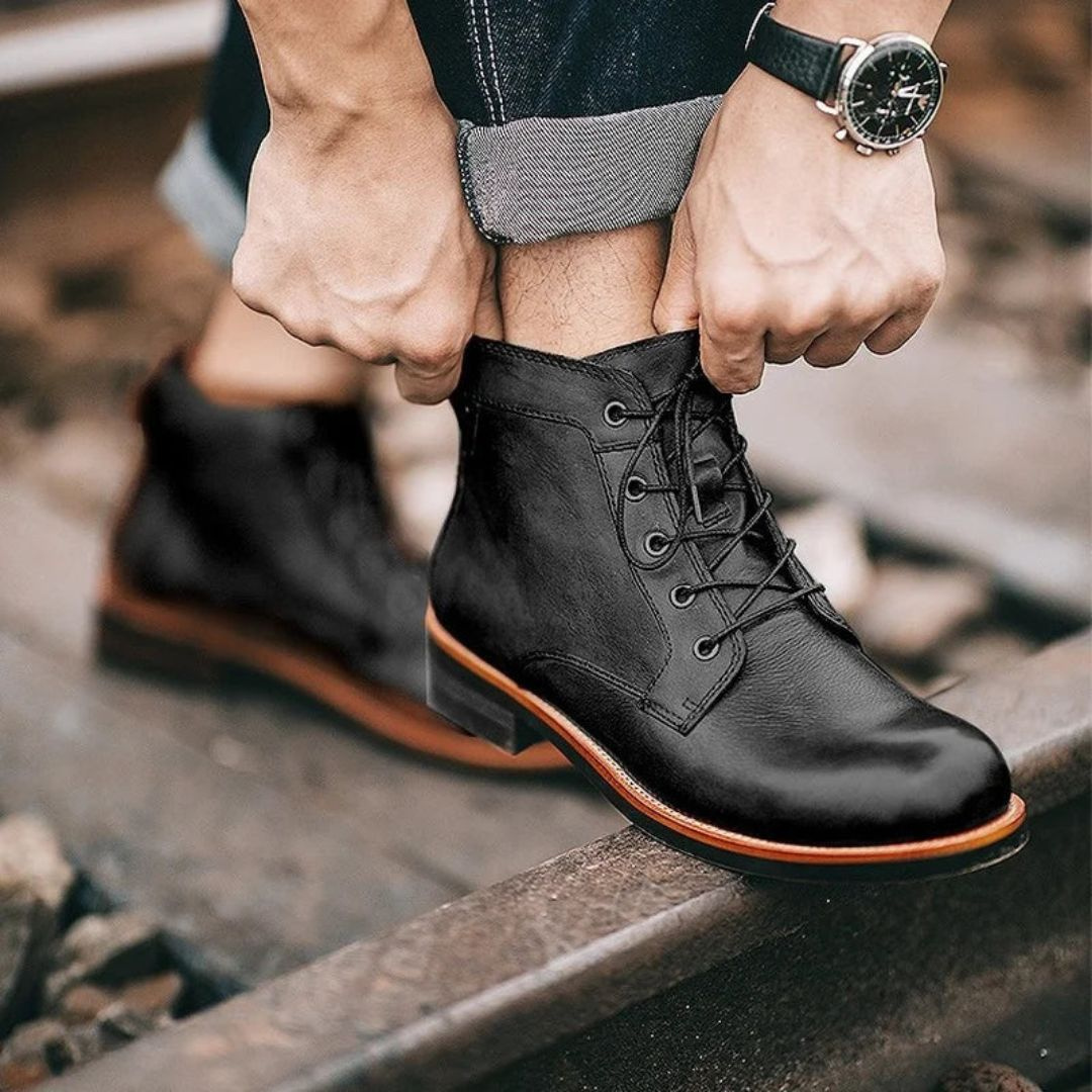 Mario | Men’s Leather Lace-Up Boots