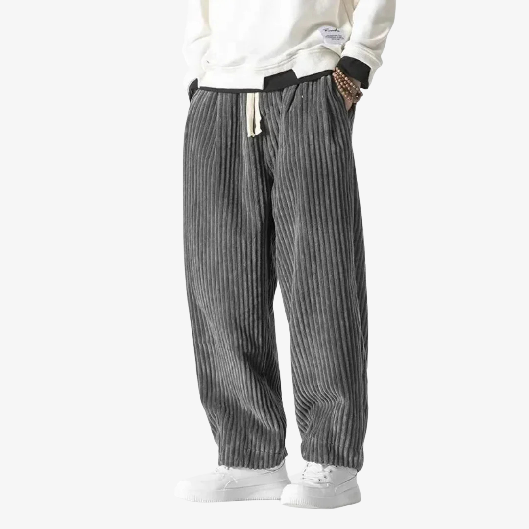 Victor | Men’s Wide-Leg Corduroy Pants