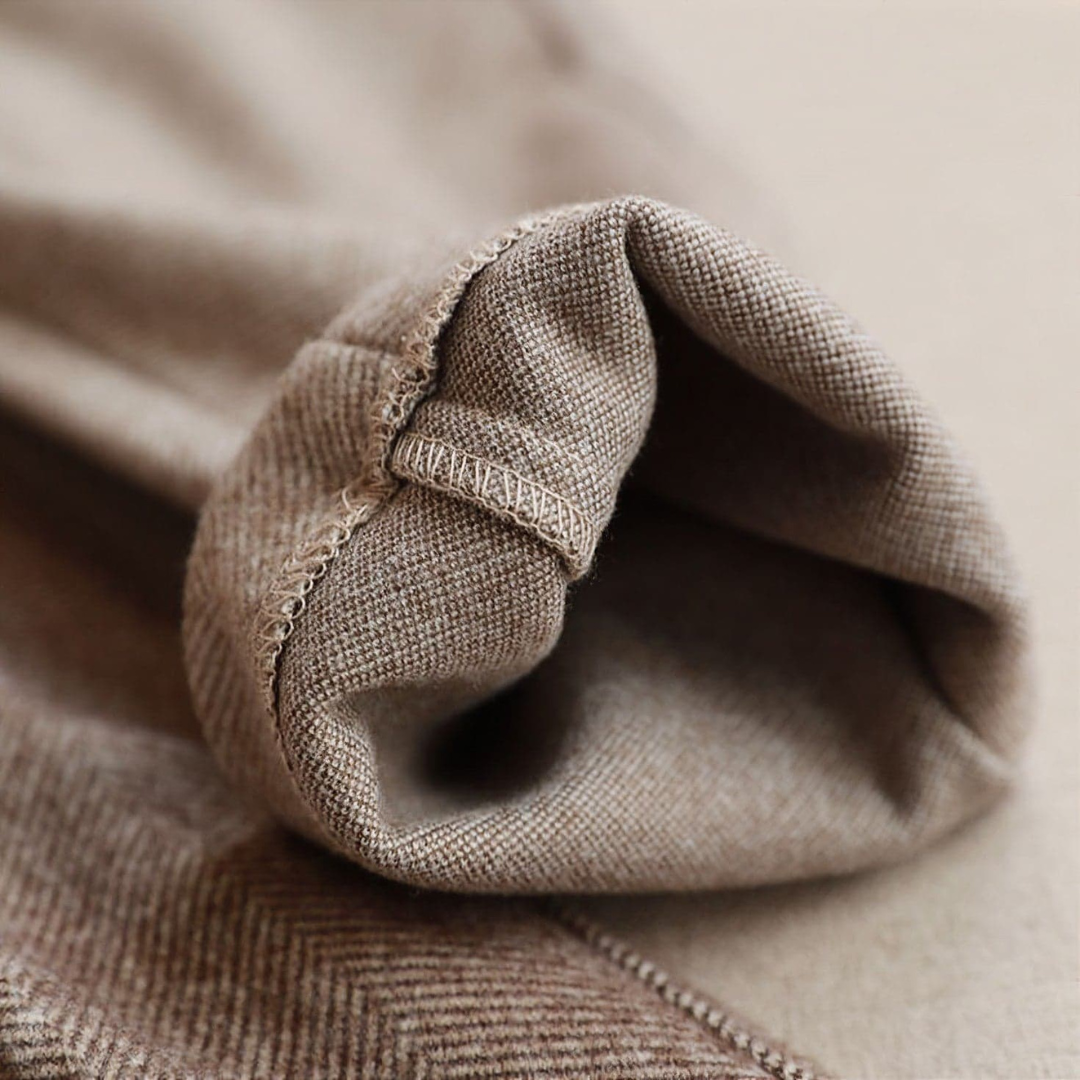 Roger | Men’s Herringbone Trousers