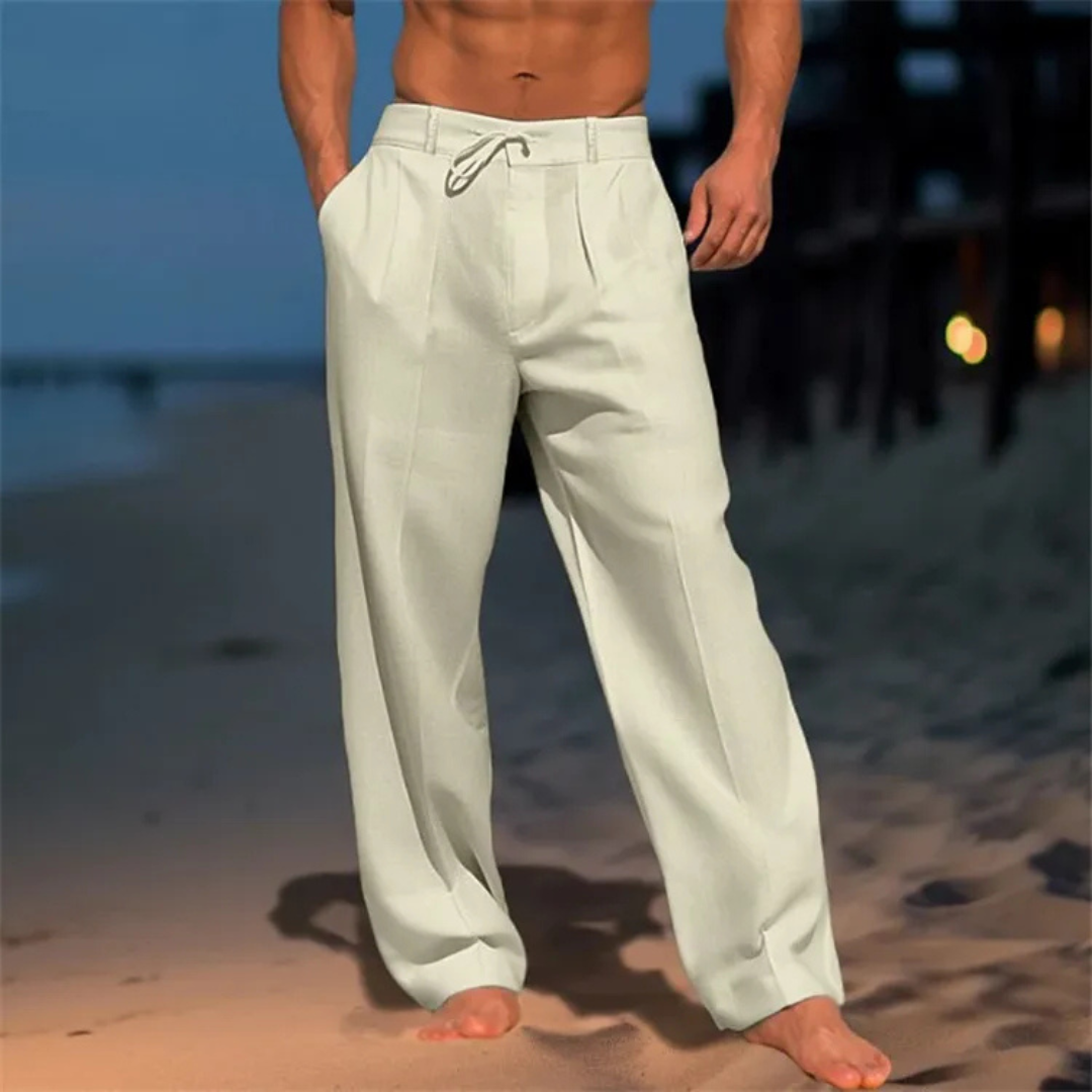 Simon | Men’s Cotton Summer Trousers