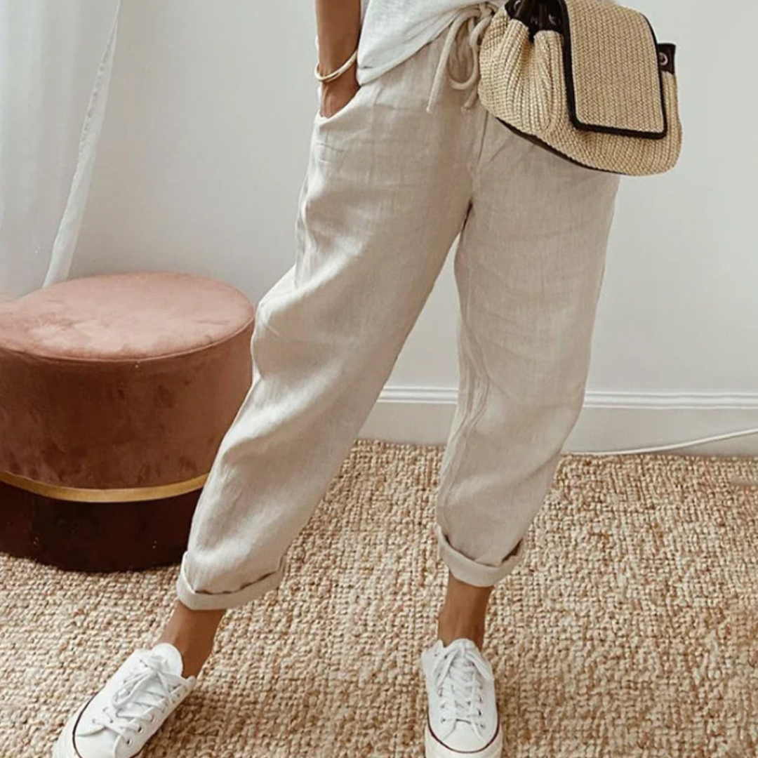 Pamela | Women’s Elegant Cotton Pants