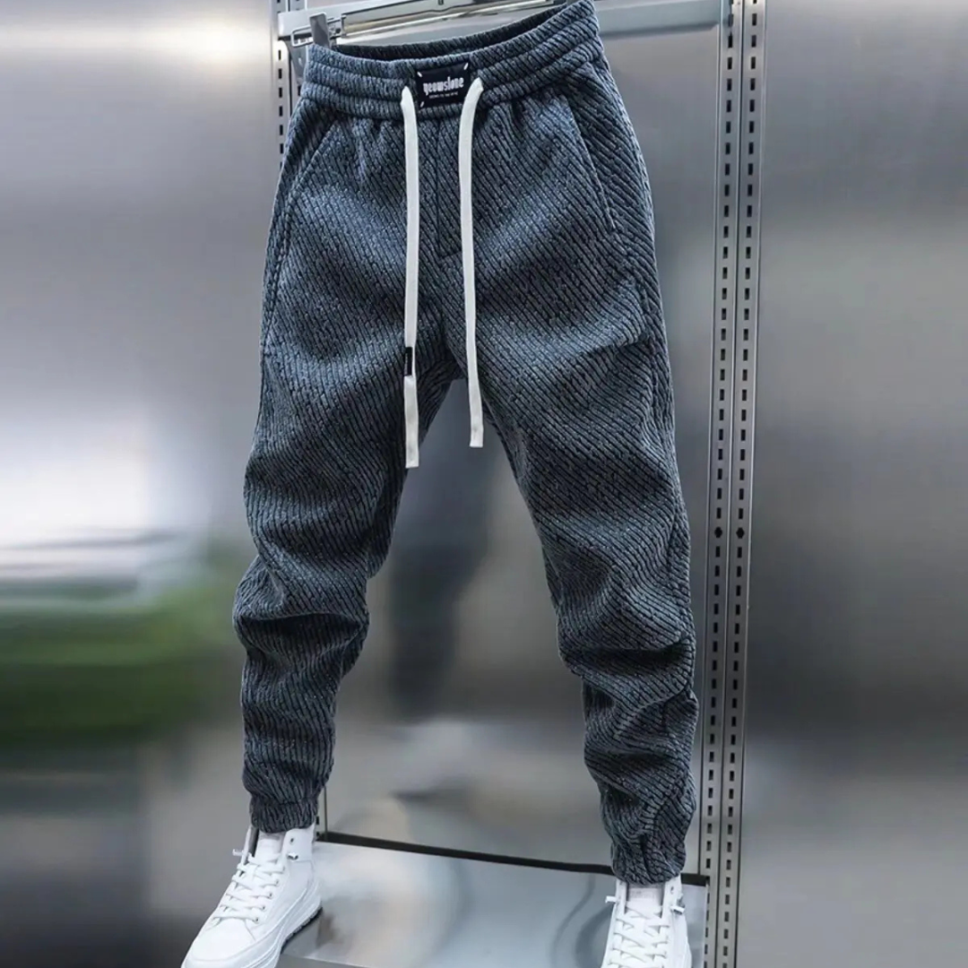 Carlo | Men’s Patterned Comfort Trousers