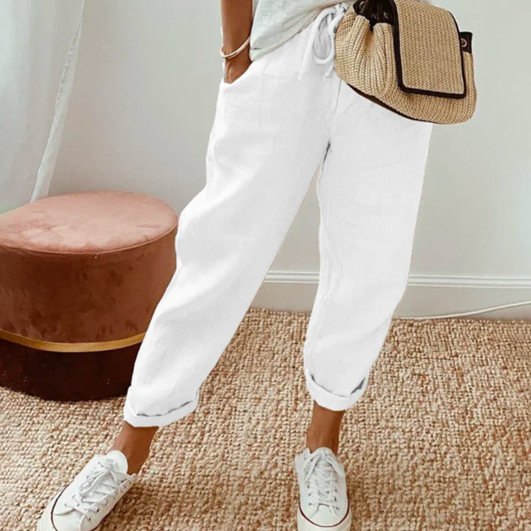 Pamela | Women’s Elegant Cotton Pants