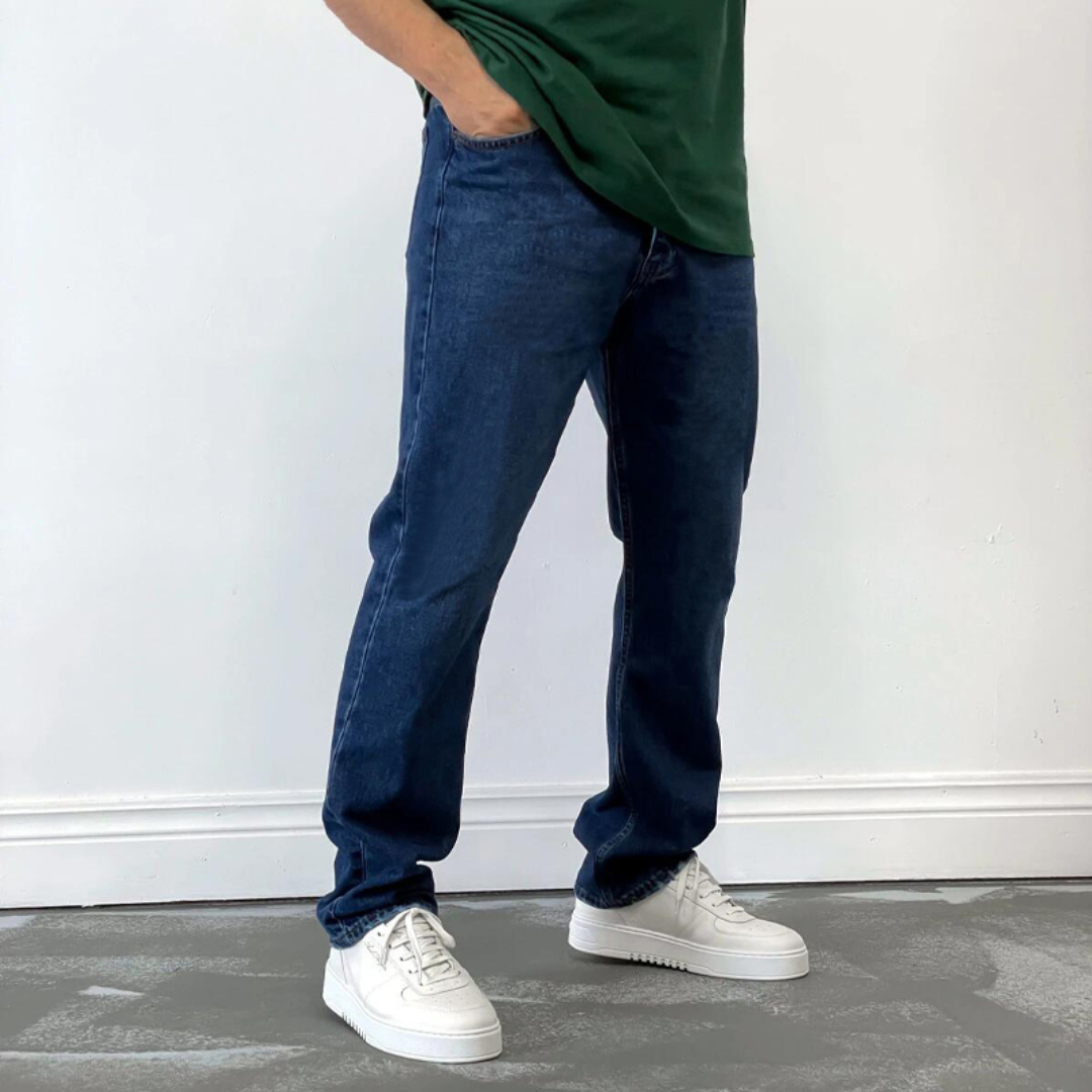 Junrey | Men’s Vintage Straight Wide Leg Jeans