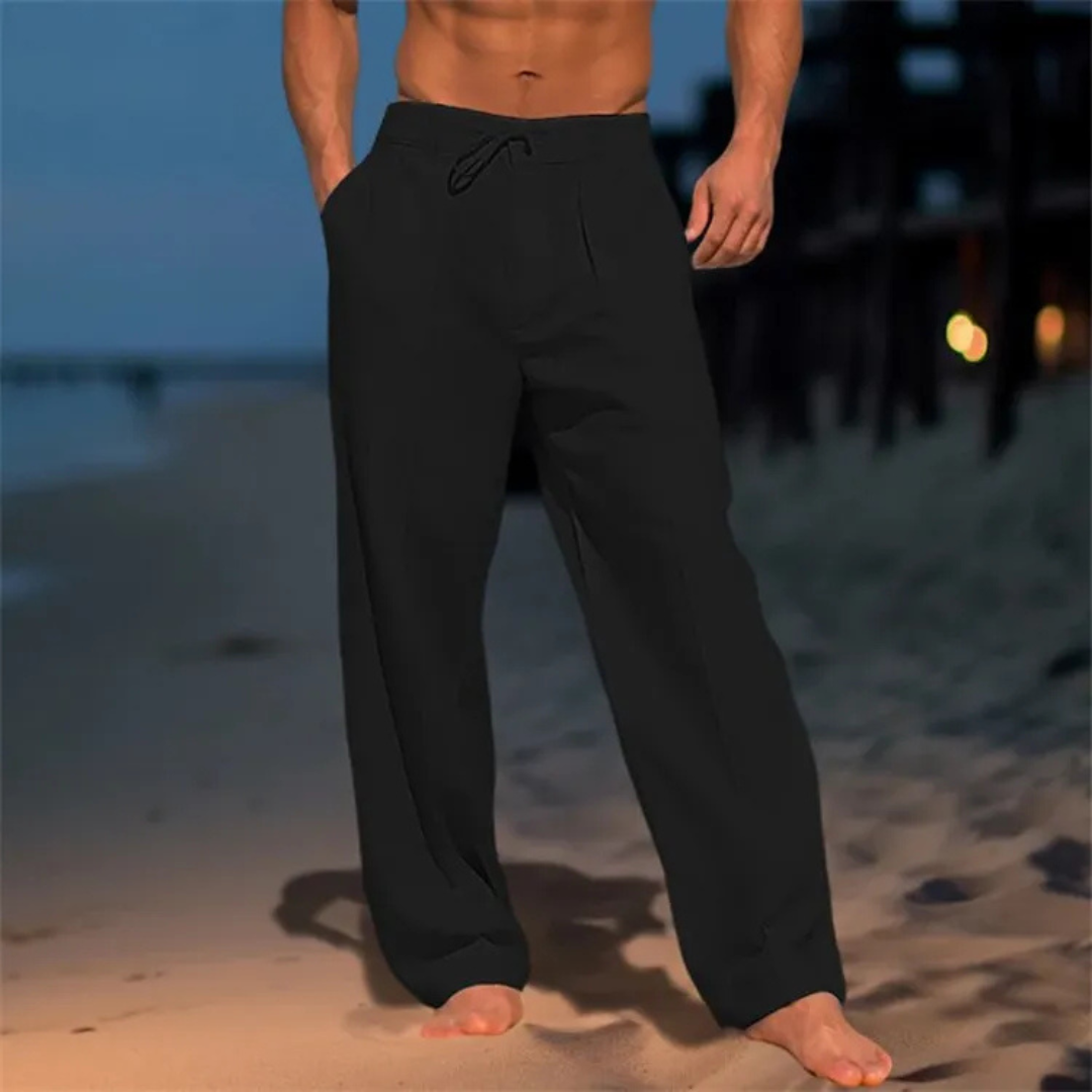 Simon | Men’s Cotton Summer Trousers