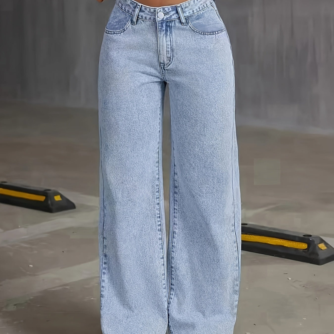 Sabrina | Women’s High-Waisted Wide-Leg Denim