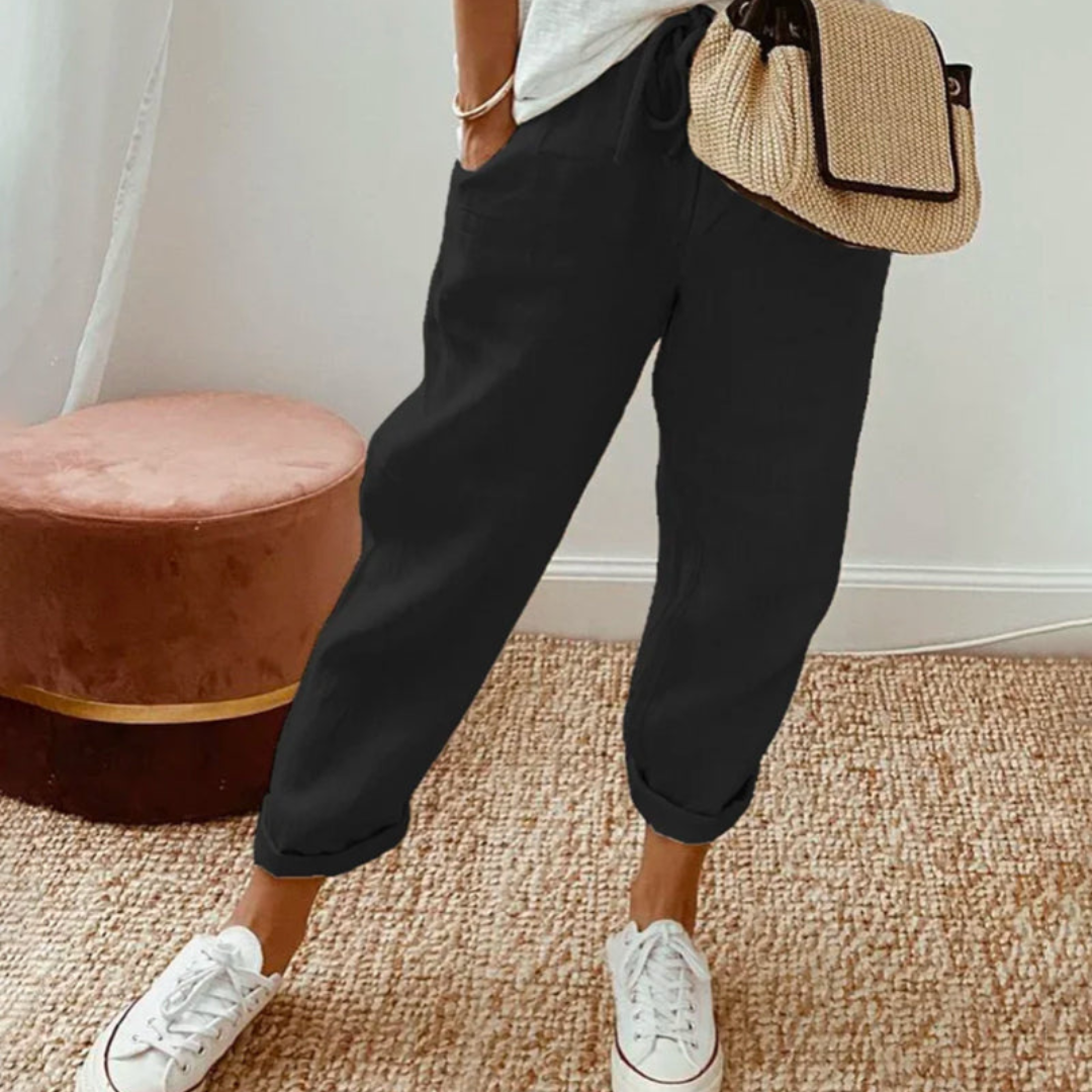 Pamela | Women’s Elegant Cotton Pants