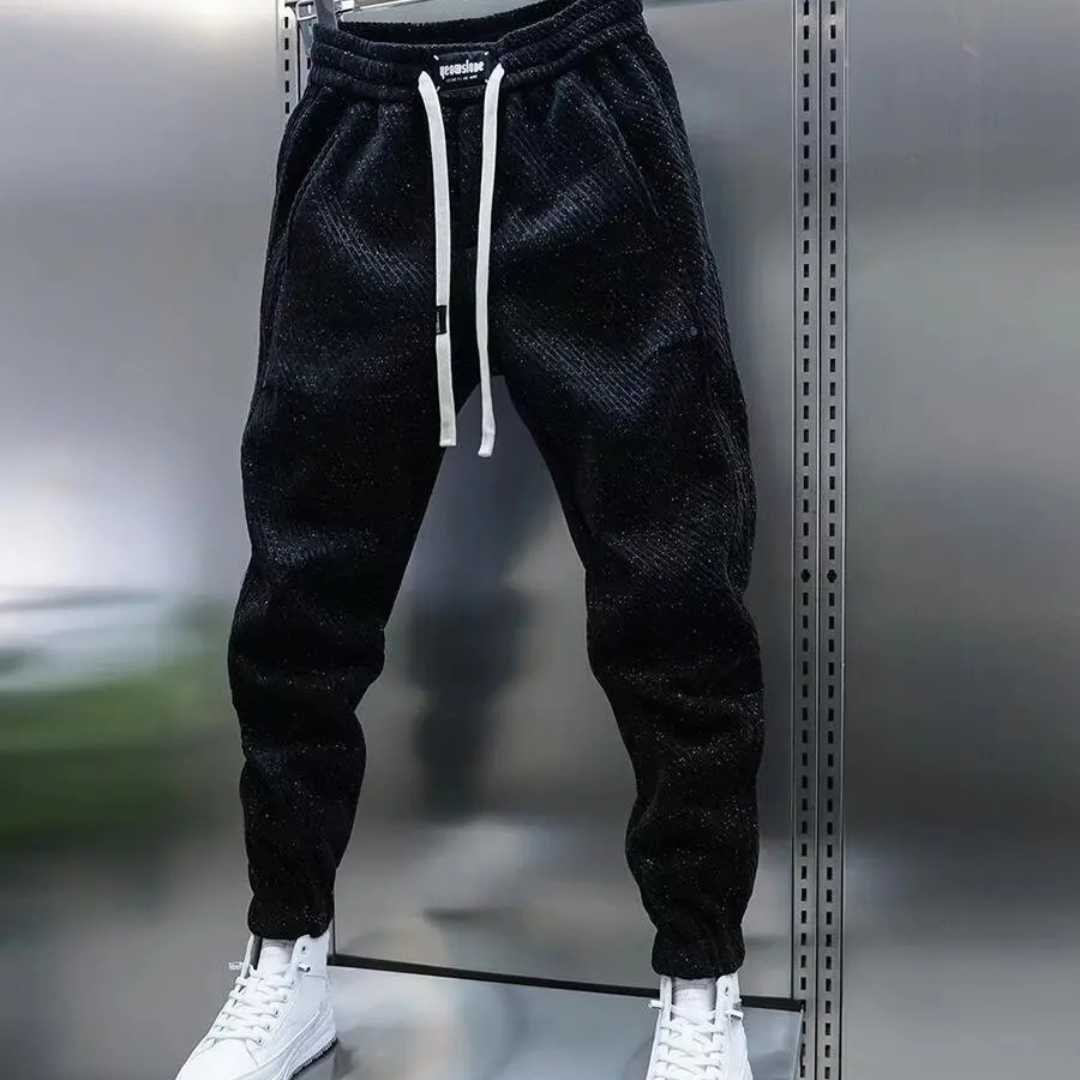 Carlo | Men’s Patterned Comfort Trousers
