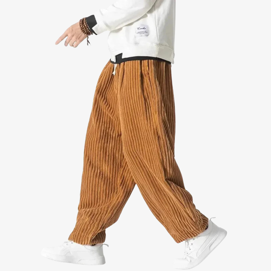 Victor | Men’s Wide-Leg Corduroy Pants