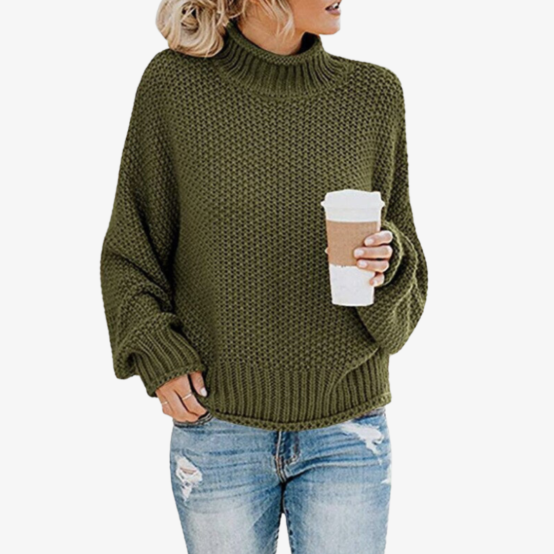 Hazel | Women’s Knit Turtleneck Sweater