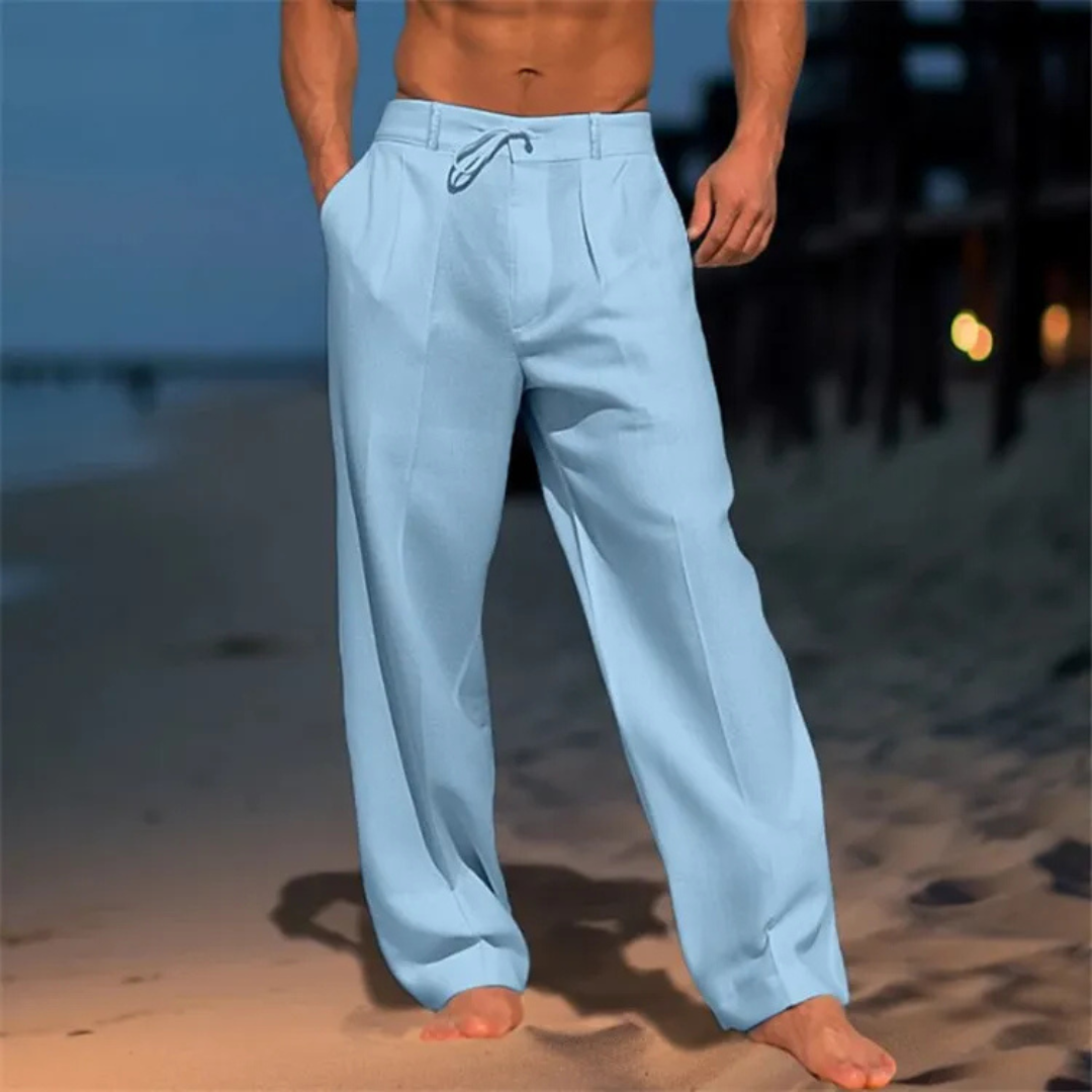 Simon | Men’s Cotton Summer Trousers