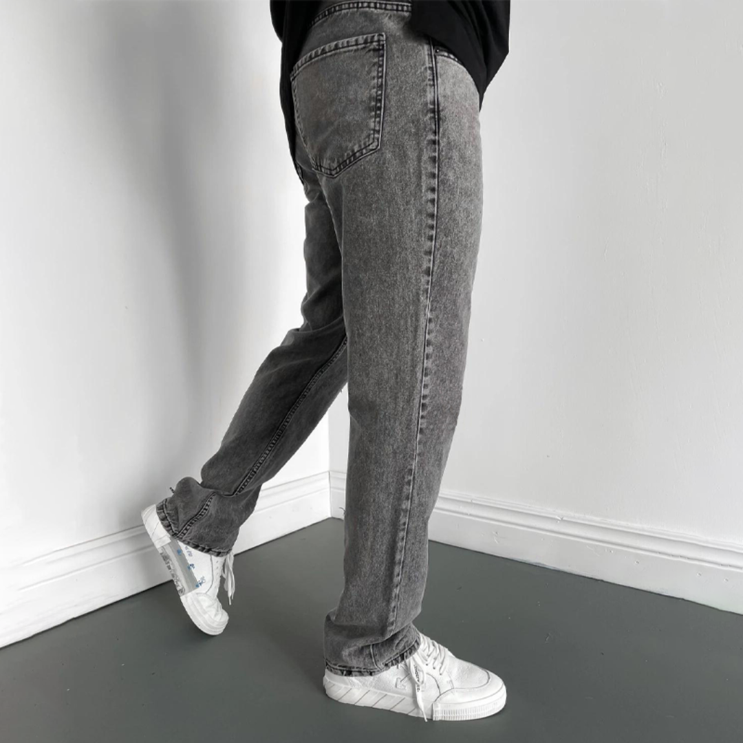 Junrey | Men’s Vintage Straight Wide Leg Jeans