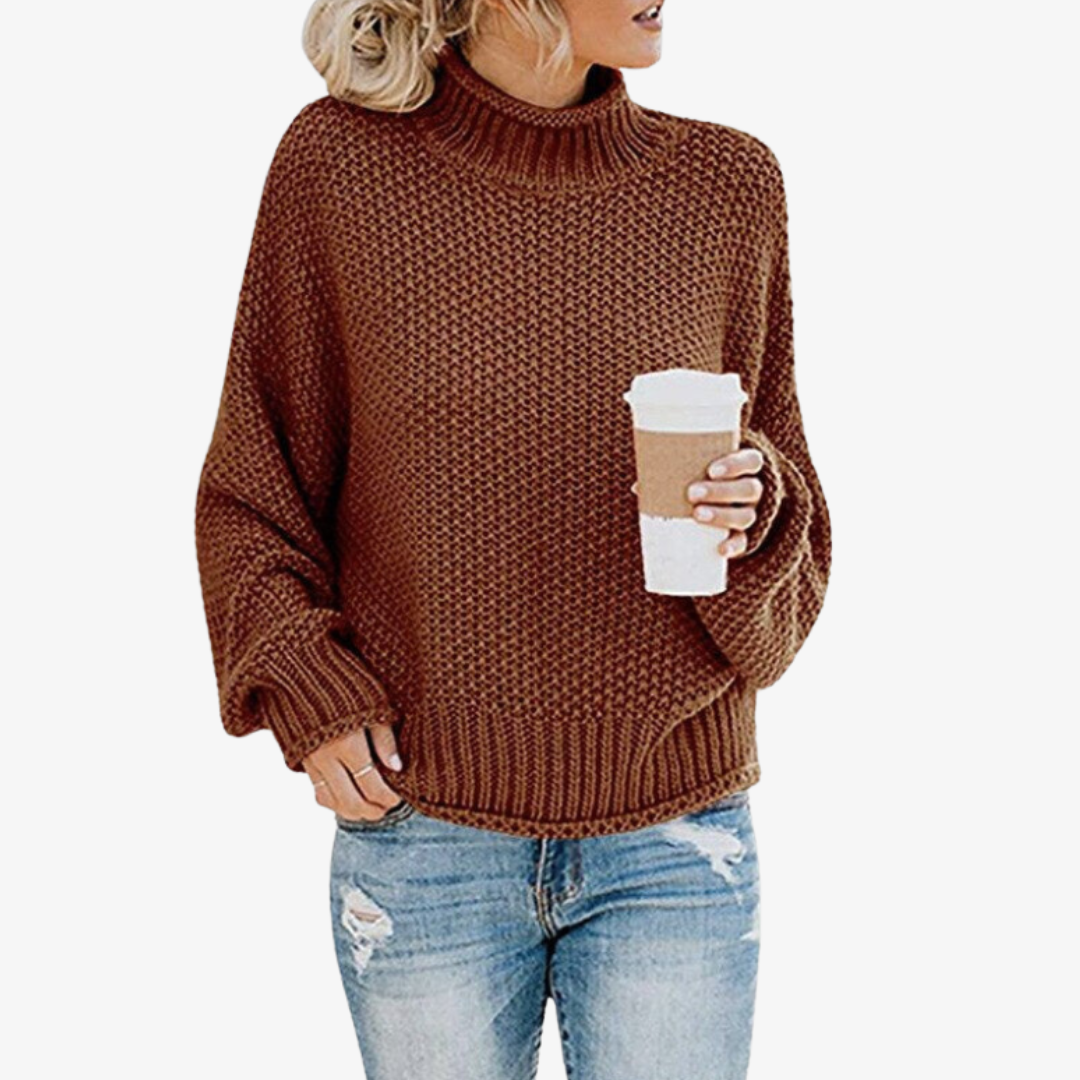 Hazel | Women’s Knit Turtleneck Sweater