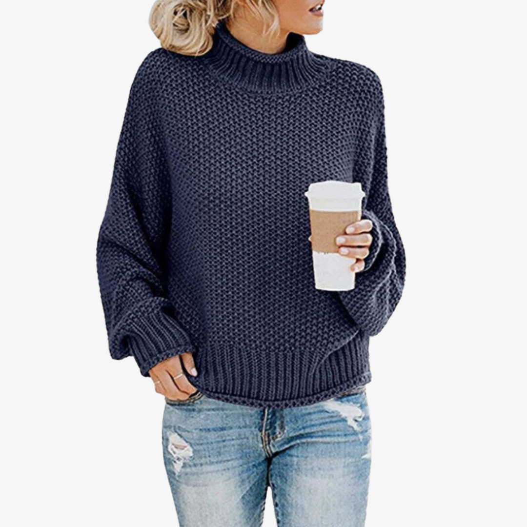 Hazel | Women’s Knit Turtleneck Sweater