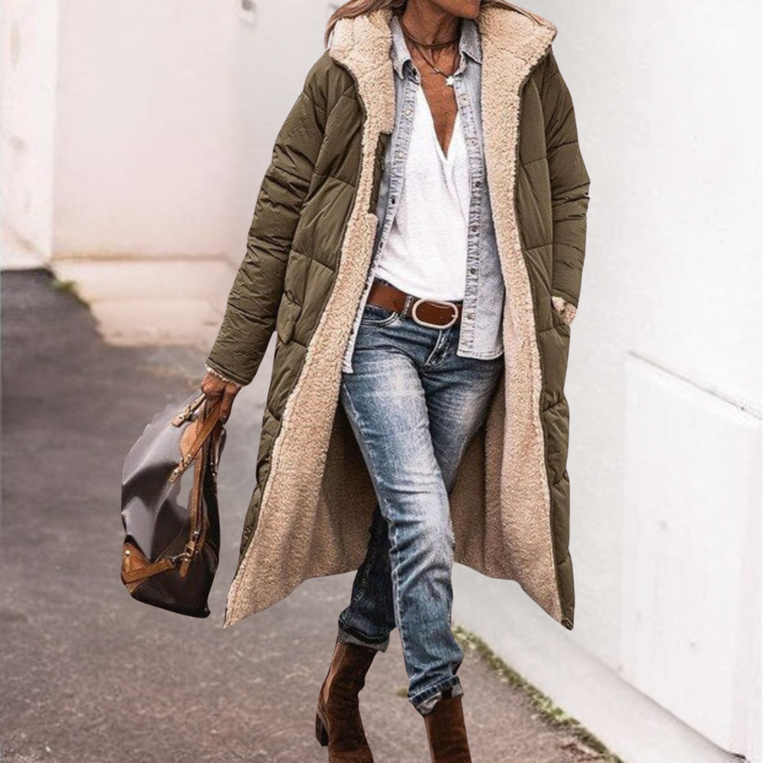 Margaret | Women’s Reversible Long Coat