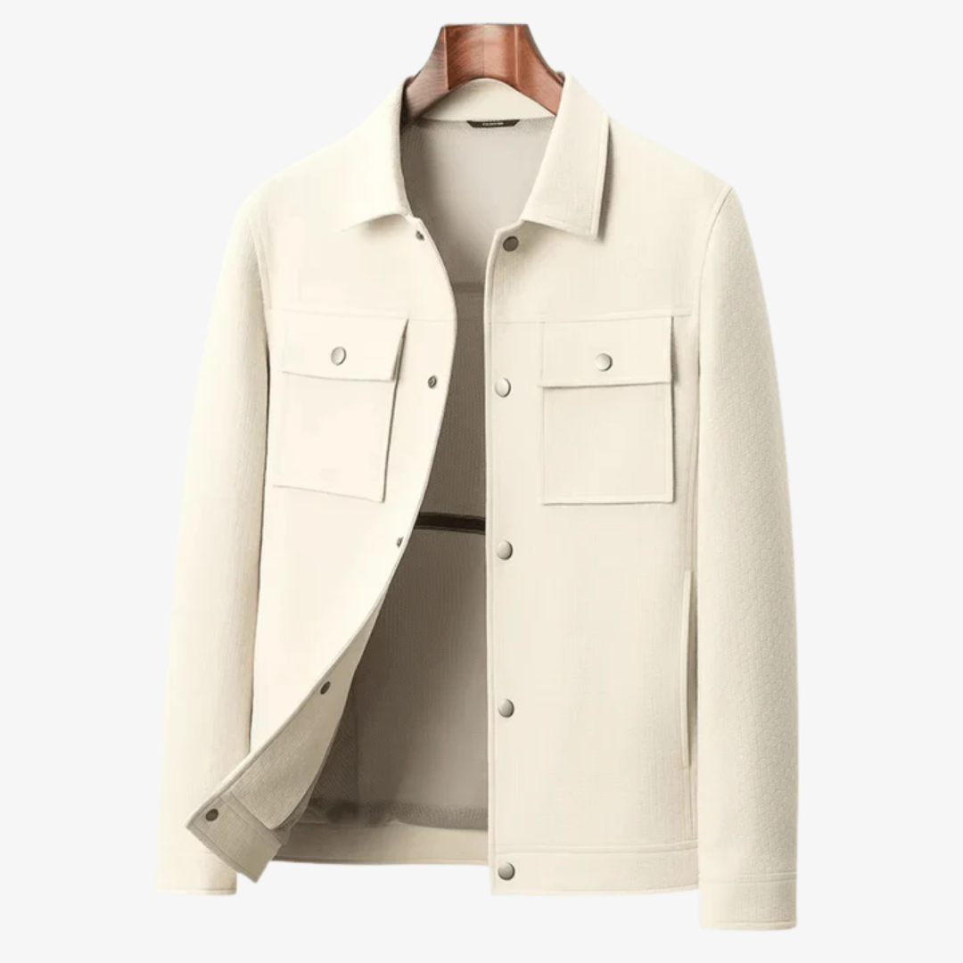 Samuel | Men’s Vintage Textured Cotton Knit Jacket