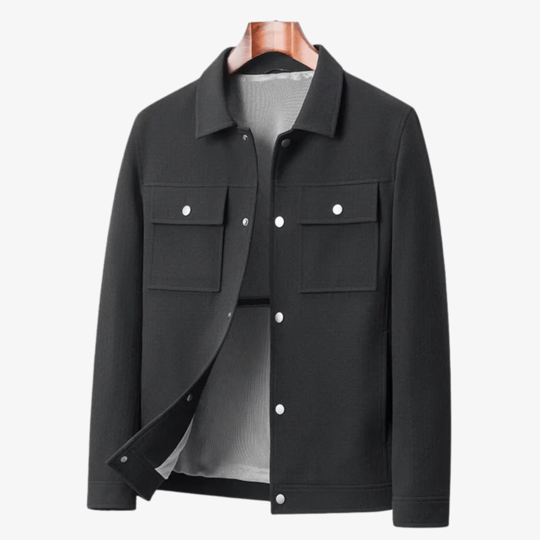 Samuel | Men’s Vintage Textured Cotton Knit Jacket
