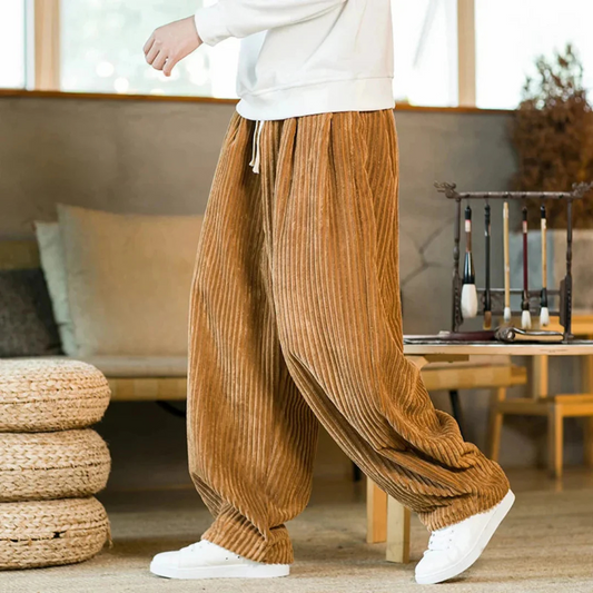 Victor | Men’s Wide-Leg Corduroy Pants