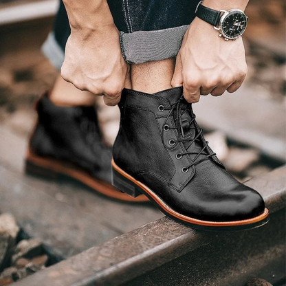 Mario | Men’s Leather Lace-Up Boots