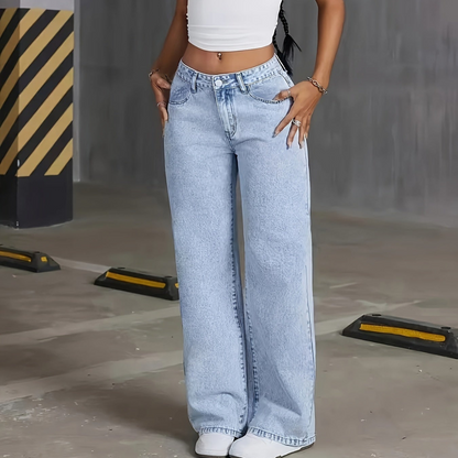 Sabrina | Women’s High-Waisted Wide-Leg Denim