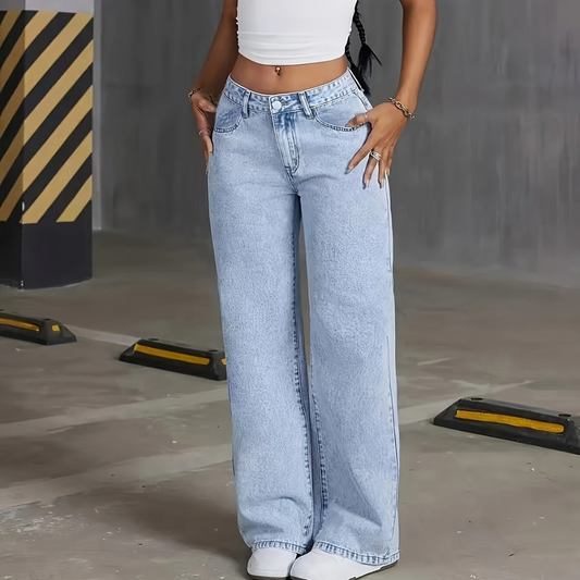 Sabrina | Women’s High-Waisted Wide-Leg Denim