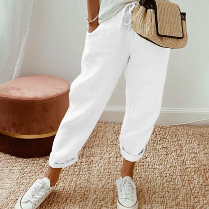 Pamela | Women’s Elegant Cotton Pants