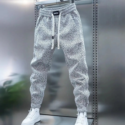 Carlo | Men’s Patterned Comfort Trousers