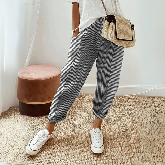 Elizabeth | Women’s Relaxed Boho Stripe Pants