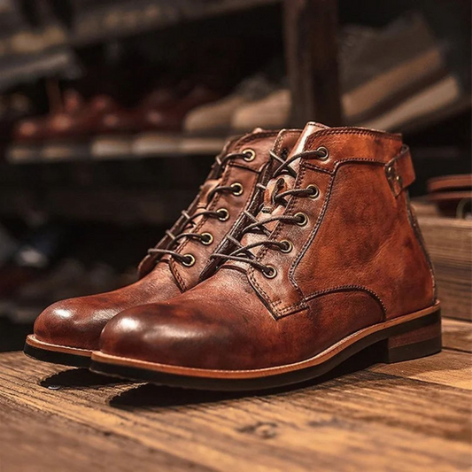 Mario | Men’s Leather Lace-Up Boots