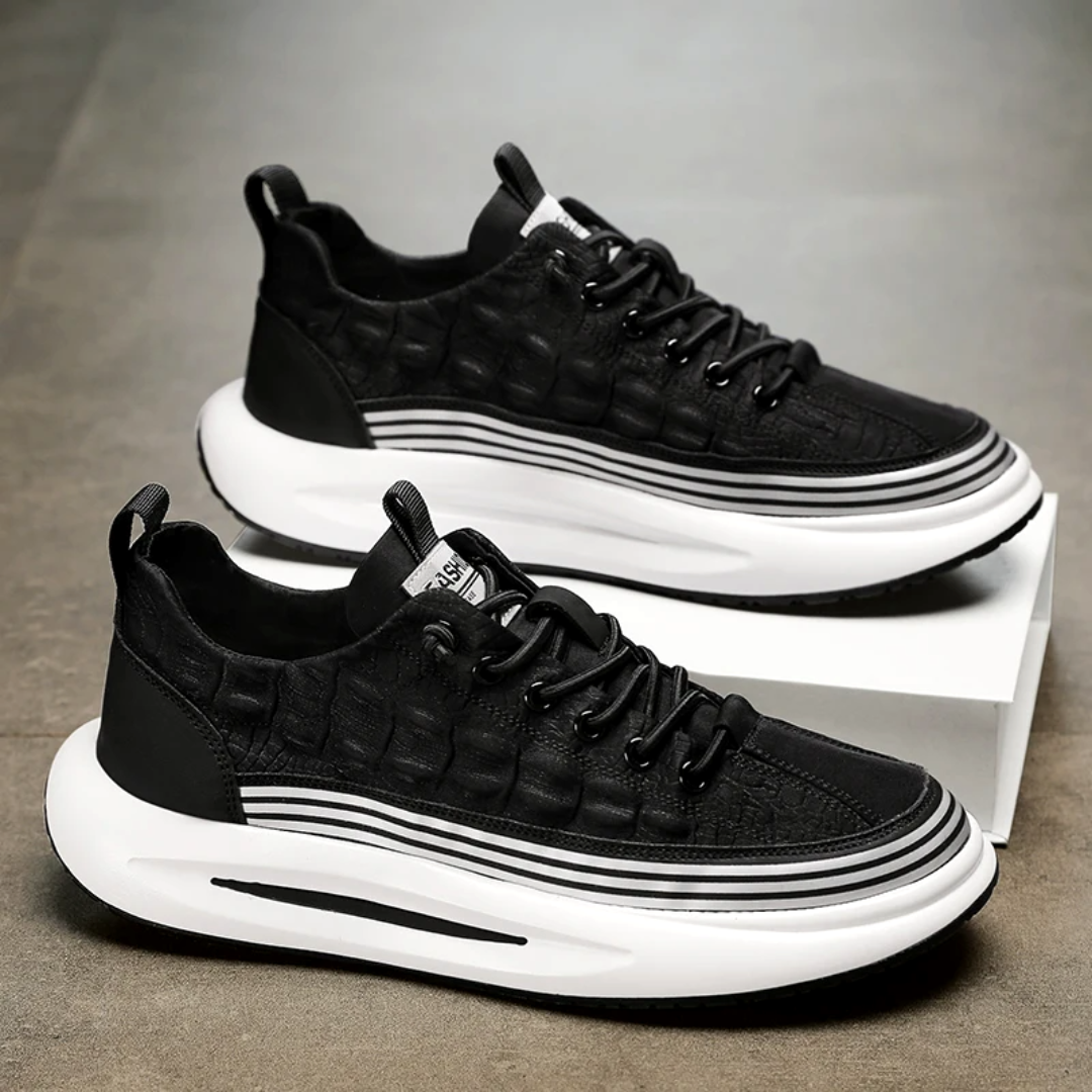 Steven | Men’s Scaled Fabric Sneakers