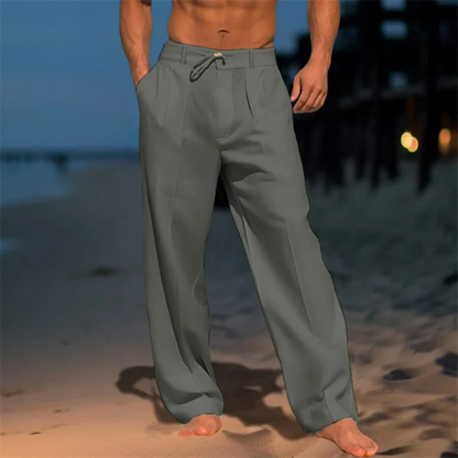 Simon | Men’s Cotton Summer Trousers