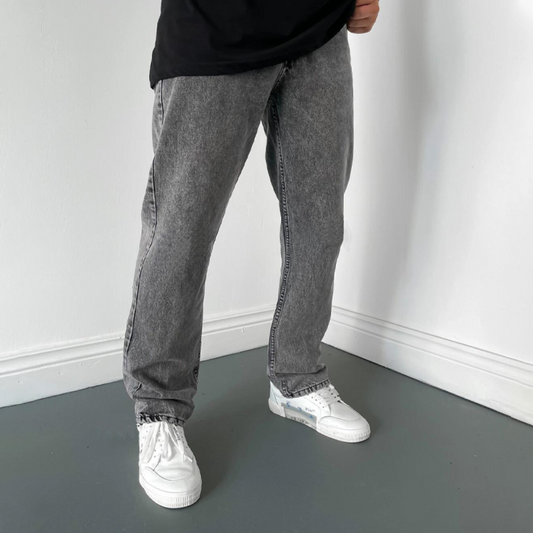 Junrey | Men’s Vintage Straight Wide Leg Jeans