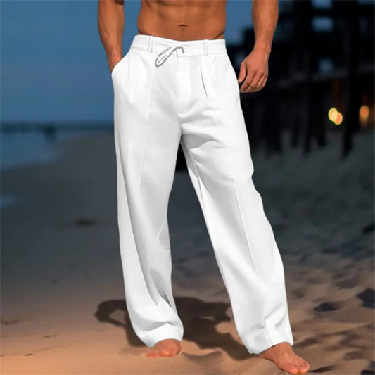 Simon | Men’s Cotton Summer Trousers