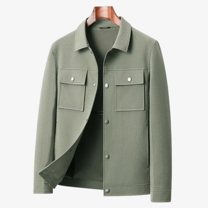 Samuel | Men’s Vintage Textured Cotton Knit Jacket